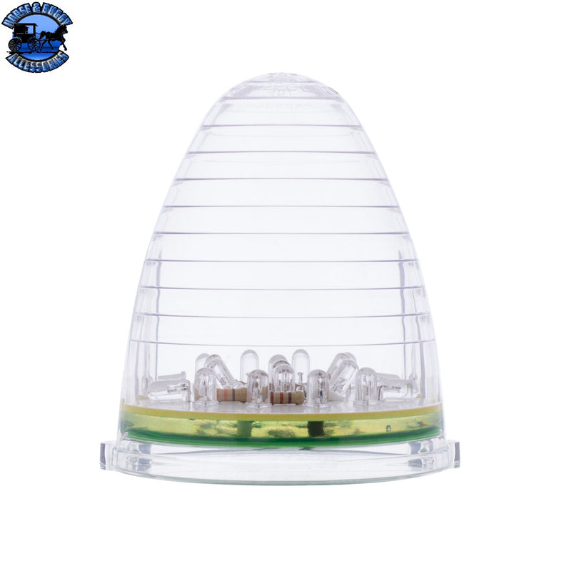 UP-38461 19 LED Beehive Grakon 1000 Cab Light - Amber LED/Clear Lens