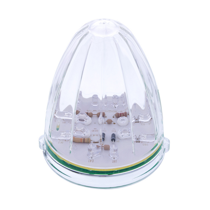 UP-38462 19 LED Watermelon Grakon 1000 Cab Light - Amber LED/Clear Lens