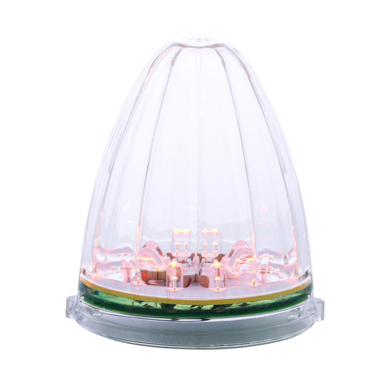 UP-38462 19 LED Watermelon Grakon 1000 Cab Light - Amber LED/Clear Lens