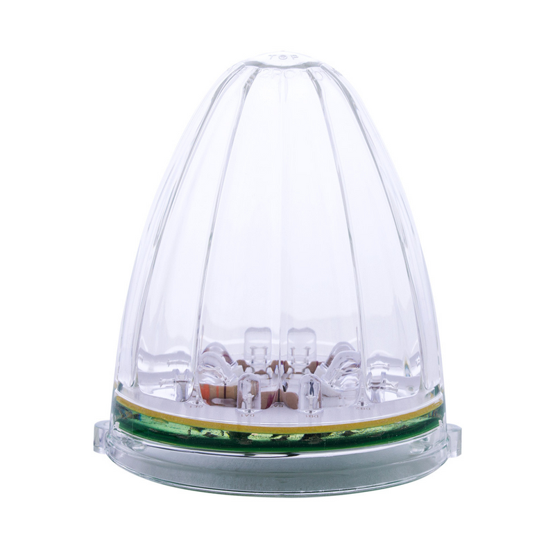 UP-38462 19 LED Watermelon Grakon 1000 Cab Light - Amber LED/Clear Lens