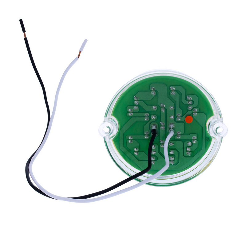 UP-38462 19 LED Watermelon Grakon 1000 Cab Light - Amber LED/Clear Lens
