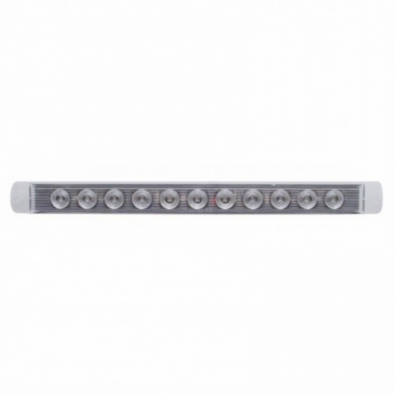 UP-38470 11 LED 17" Light Bar Only (Stop, Turn & Tail) - Red LED/Clear Lens