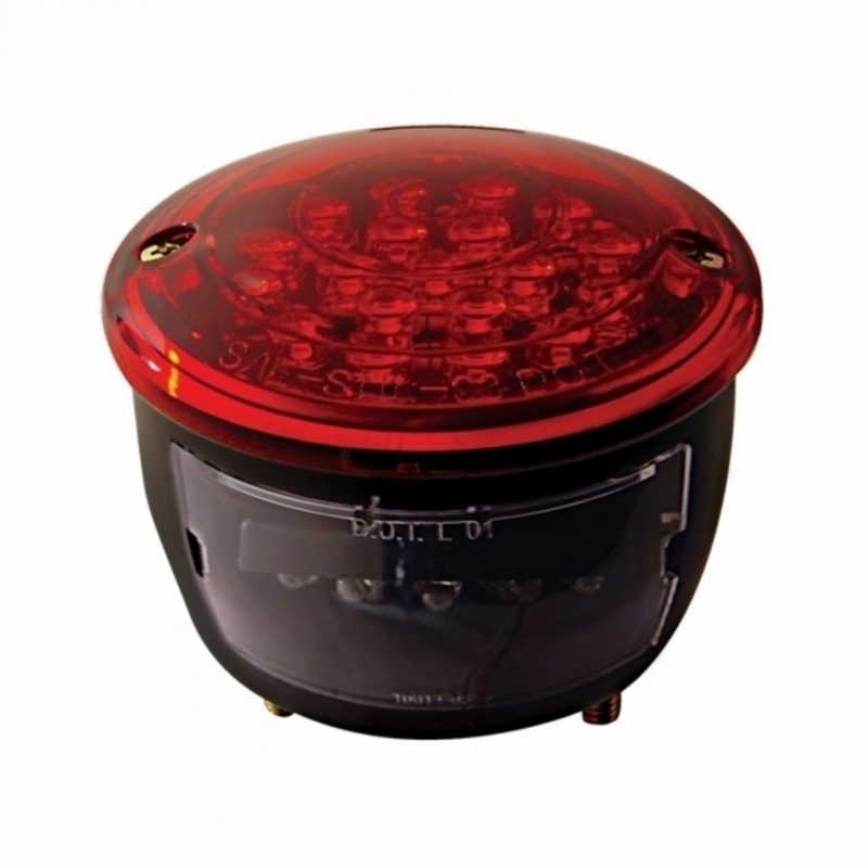Luz de montaje tipo perno de 19 LED con luz de matrícula (freno, giro y cola) - Conductor (a granel)