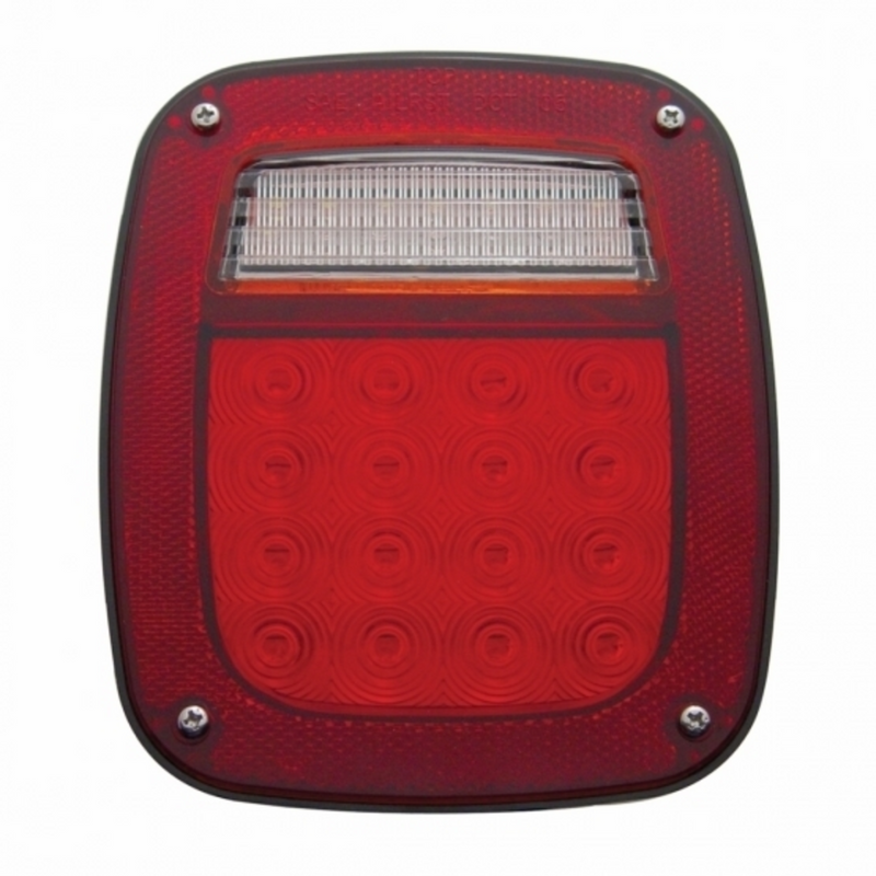 LED Universal Combination Tail Light With License Light