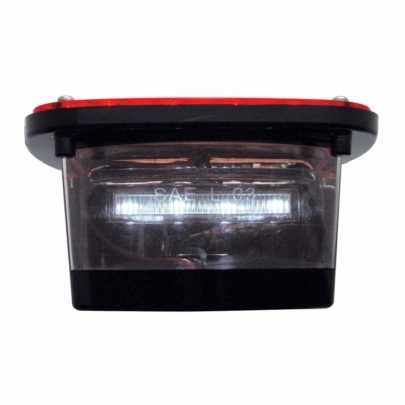 LED Universal Combination Tail Light With License Light