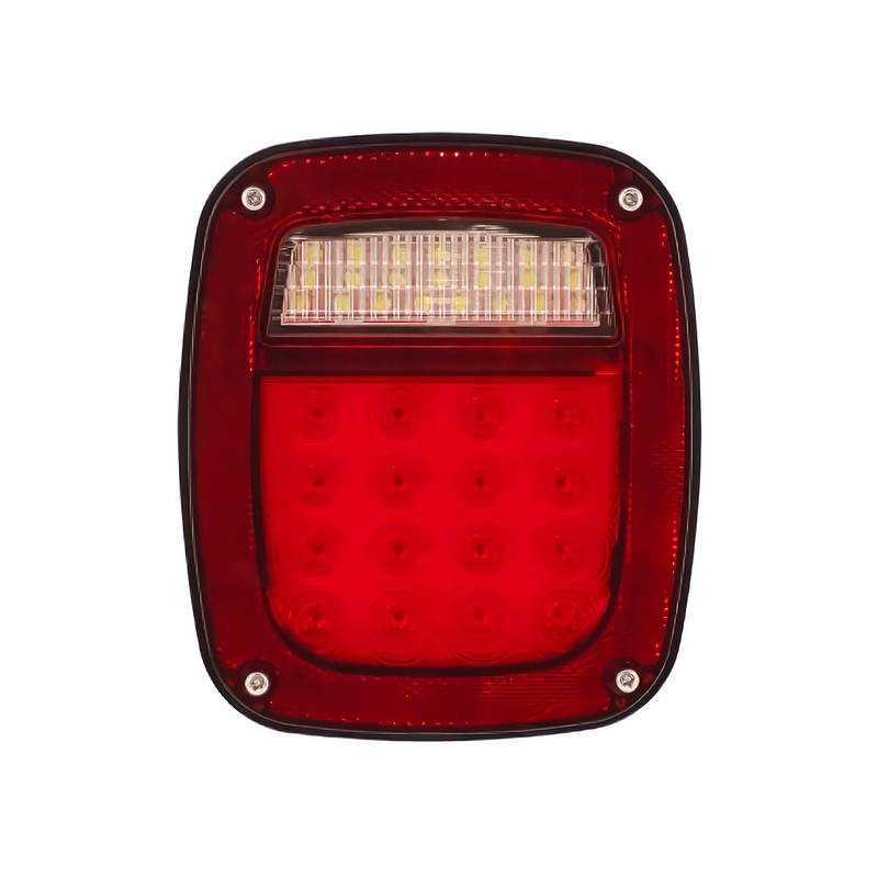 Luz trasera combinada LED universal sin luz de matrícula ni marcador lateral (a granel)