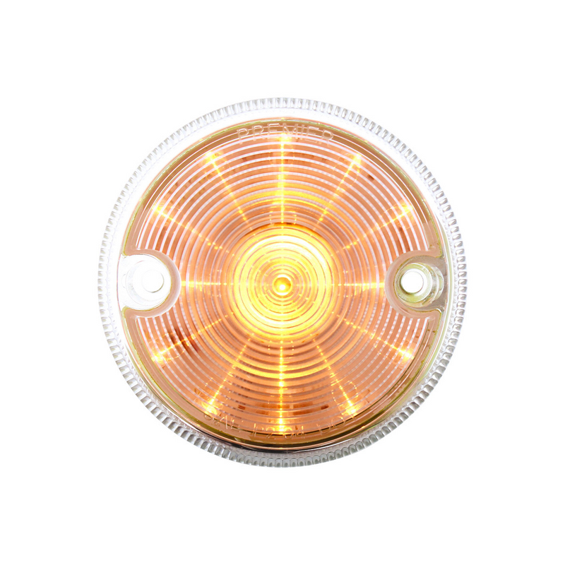 UP-38509 15 LED 3" Series 1 Light For Double Face Light Housing - Amber LED/Clear Lens