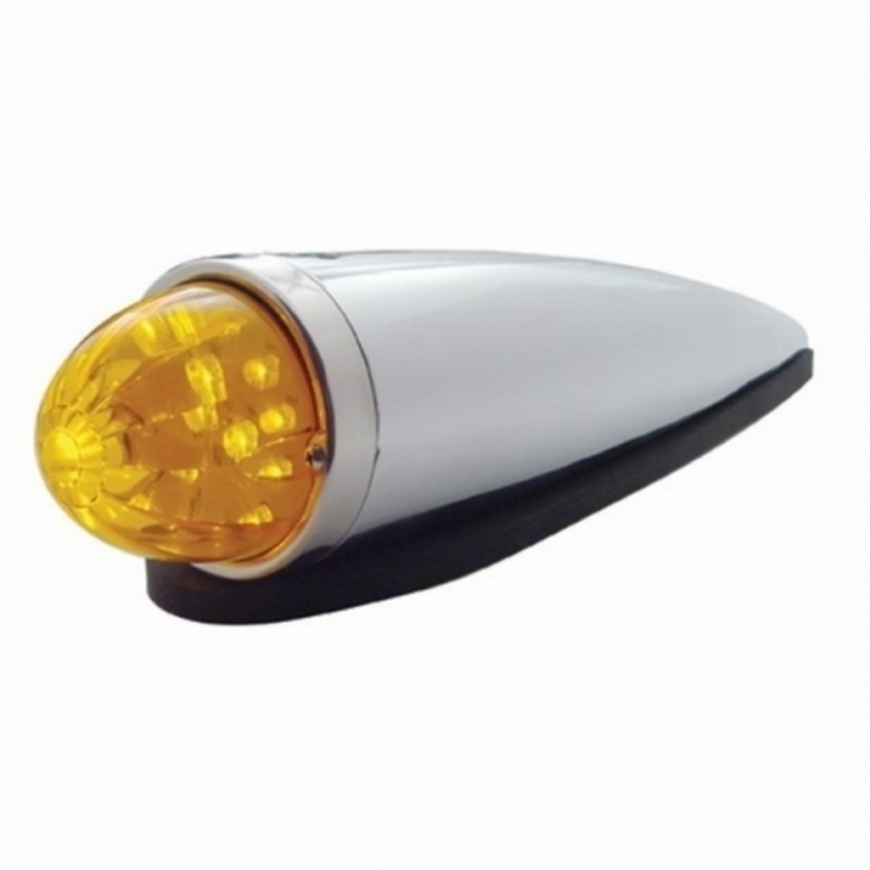 UP-38511 17 LED Watermelon Cab Light Kit With Die Cast Housing - Amber LED/Amber Lens