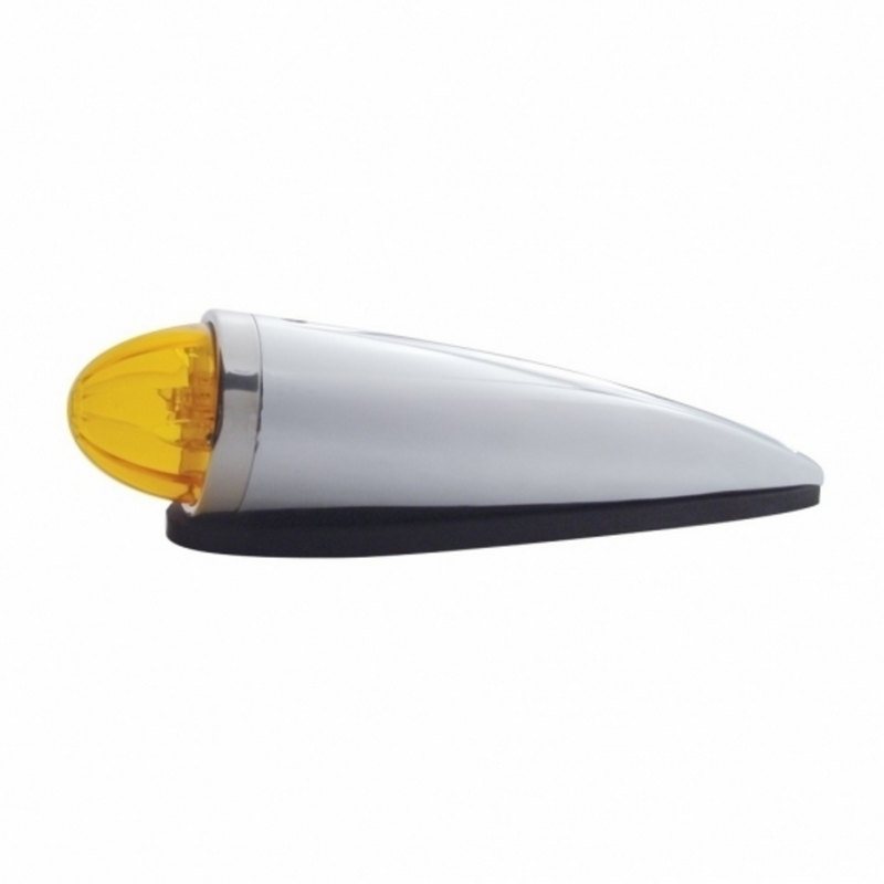UP-38511 17 LED Watermelon Cab Light Kit With Die Cast Housing - Amber LED/Amber Lens