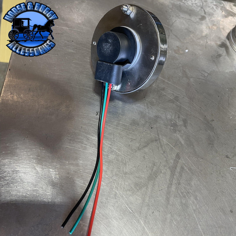 3 wire 3157 bulb-Sealed green lens glass watermelon kit (bulb not included) #nu-3157-lg watermelon glass lens Slate Gray