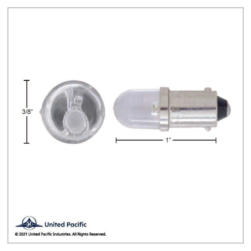 Single LED 1893 Type Bulb - White (2-Pack)