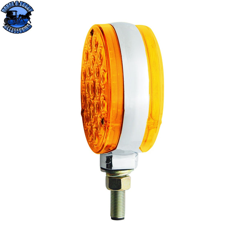 UP-38713 42 LED Double Face Turn Signal Light - Amber LED/Amber Lens