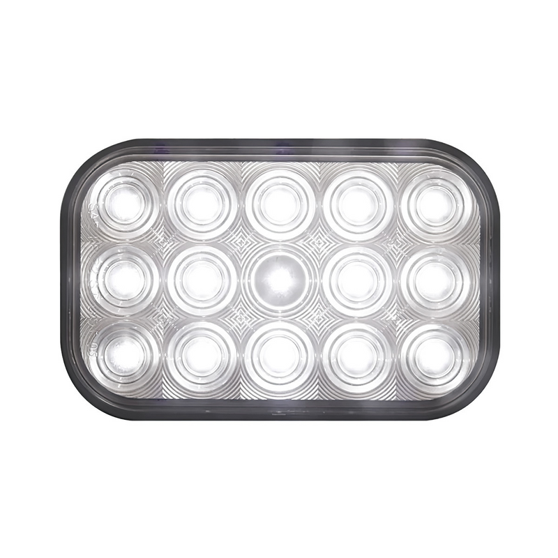 Luz de marcha atrás rectangular de 15 LED (a granel)