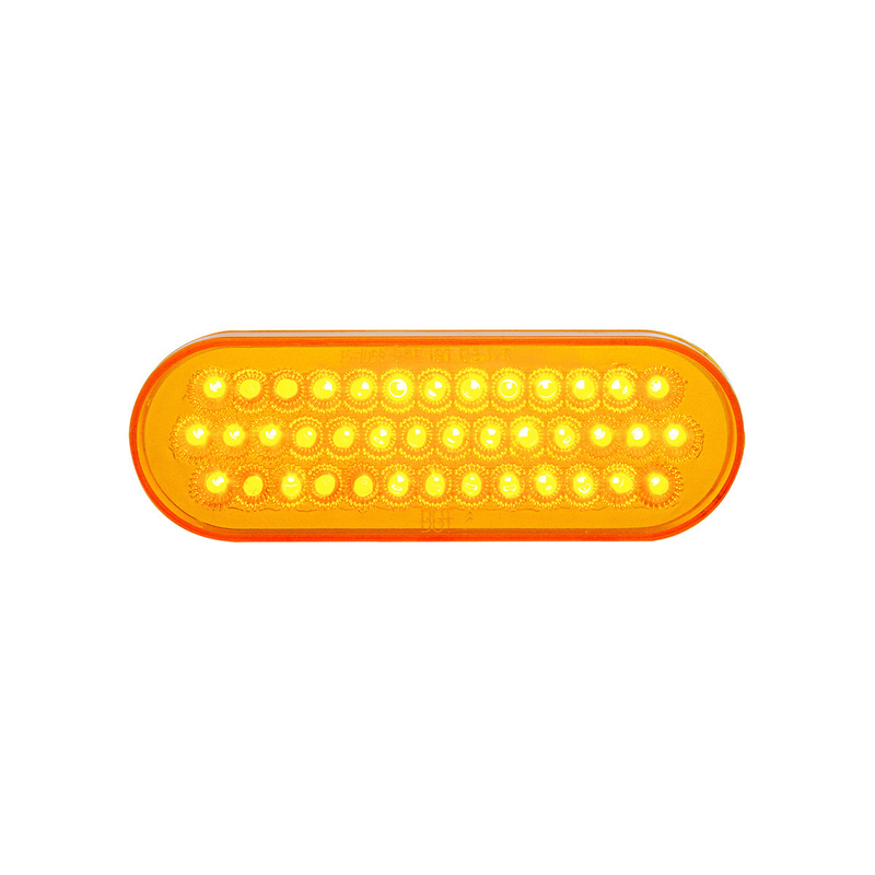 40 LED Oval Turn Signal Light - Amber LED/Amber Lens (Bulk)