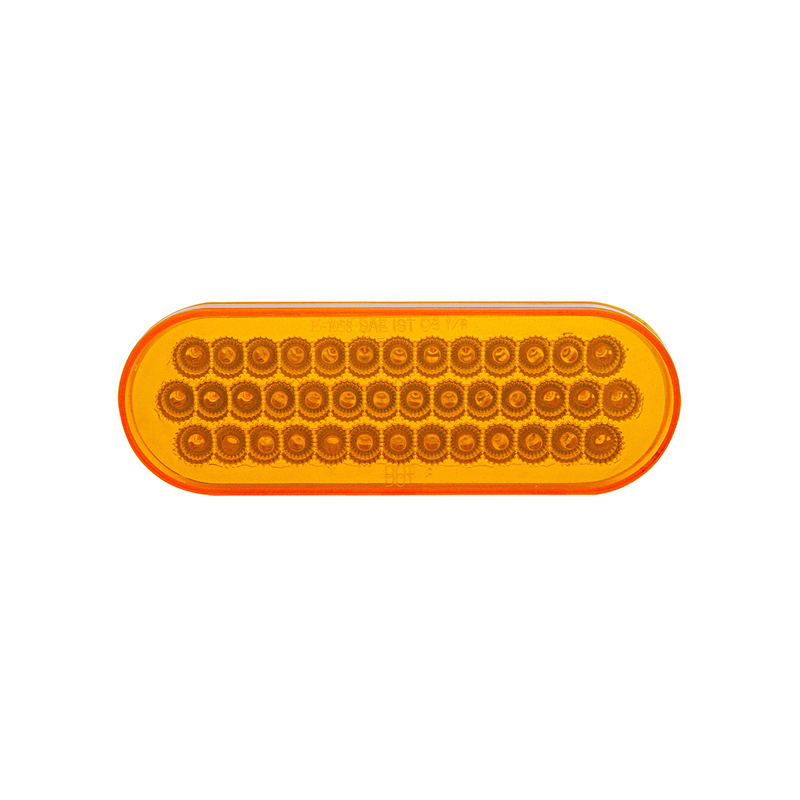 40 LED Oval Turn Signal Light - Amber LED/Amber Lens (Bulk)