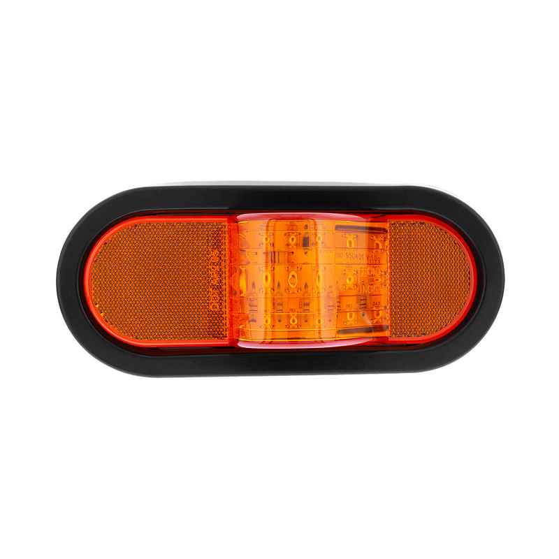 UP-38920BAK 18 LED Mid-Trailer Turn Signal Light Kit - Amber LED/Amber Lens