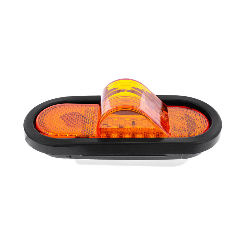 UP-38920BAK 18 LED Mid-Trailer Turn Signal Light Kit - Amber LED/Amber Lens