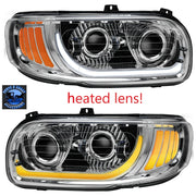 Peterbilt 389 Trux headlights (Choose style and Color) dot approved (ALL LED) PETERBILT Heated / Chrome / Driver's Side,Heated / Chrome / Passenger's Side,Heated / Black / Driver's Side,Heated / Black / Passenger's Side,Standard / Chrome / Driver's Side,Standard / Chrome / Passenger's Side,Standard / Black / Driver's Side,Standard / Black / Passenger's Side Tan