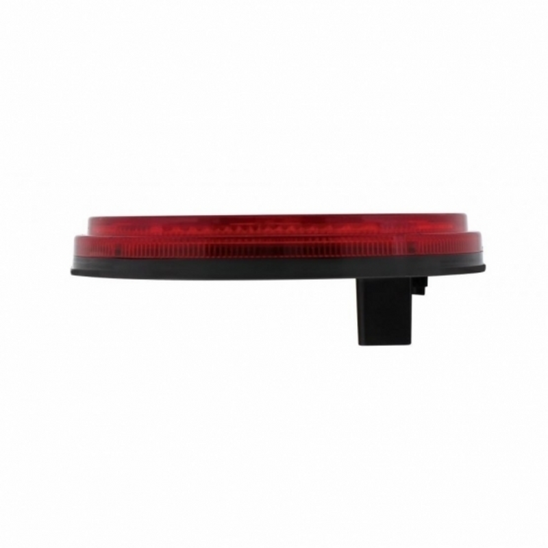 Luz de competición redonda de 7 LED de 4" (freno, giro y cola) - LED rojo/lente roja (a granel)