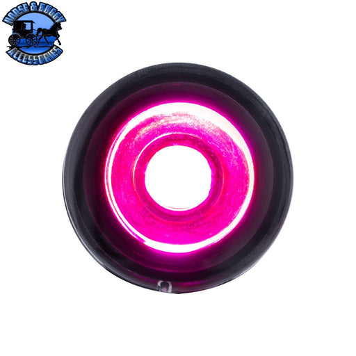 3High Power LED 1" Light (Clearance/Marker)-Purple LED/Clear Lens MARKER & CLEARANCE Hot Pink