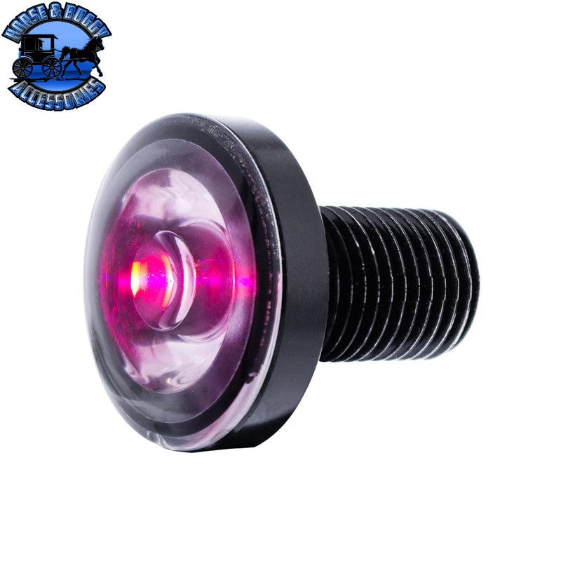 3High Power LED 1" Light (Clearance/Marker)-Purple LED/Clear Lens MARKER & CLEARANCE Dark Slate Gray