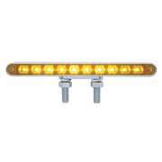 UP-39201 20 LED 9" Double Face Light Bar - Amber & Red LED/Amber & Red Lens