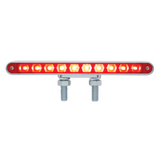 UP-39201 20 LED 9" Double Face Light Bar - Amber & Red LED/Amber & Red Lens