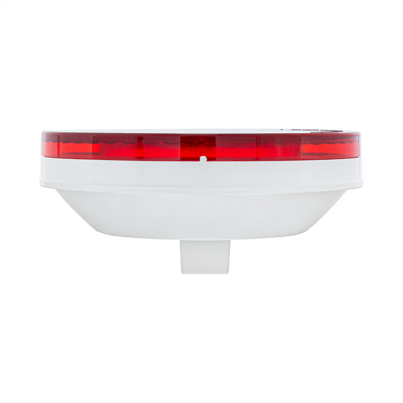 UP-39214 16 LED 4" Round Turbine Light (Stop, Turn & Tail) - Red LED/Red Lens