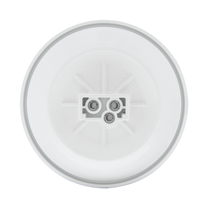 UP-39214 16 LED 4" Round Turbine Light (Stop, Turn & Tail) - Red LED/Red Lens