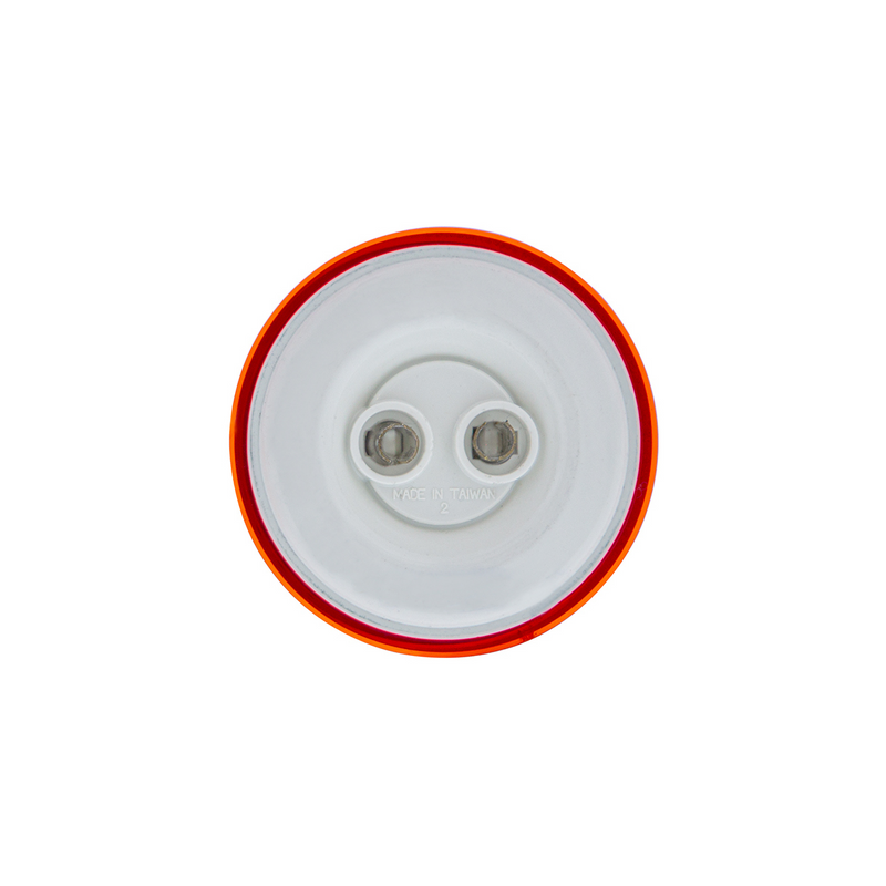 7 LED 2" Round Turbine Light (Clearance/Marker) - Red LED/Red Lens