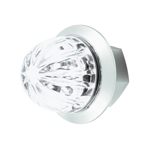 2 LED Dual Function 1-1/8" Watermelon Light (Clearance/Marker) - White LED/Clear Lens