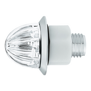 2 LED Dual Function 1-1/8" Watermelon Light (Clearance/Marker) - White LED/Clear Lens