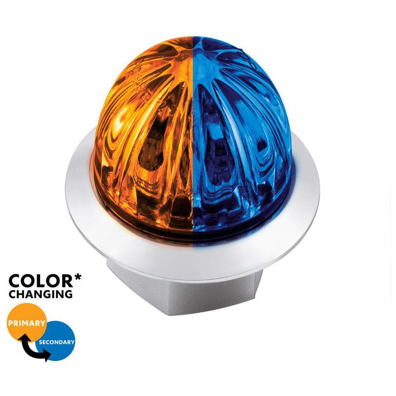 #39231 3/4" AMBER/BLUE DUAL WATERMELON LED LIGHTS watermelon sealed led Midnight Blue