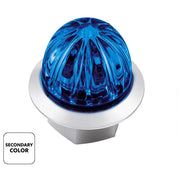 #39231 3/4" AMBER/BLUE DUAL WATERMELON LED LIGHTS watermelon sealed led Light Gray