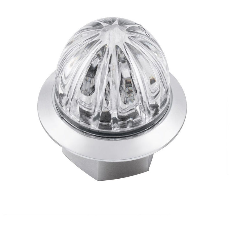 #39231 3/4" AMBER/BLUE DUAL WATERMELON LED LIGHTS watermelon sealed led Light Gray