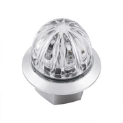 Double Fury 4 LED 1-1/8" Watermelon Clearance/Marker Light- Amber & White LED/ Clear Lens