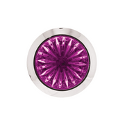 Double Fury 4 LED 1-1/8" Watermelon Clearance/Marker Light- Red & Purple LED/ Clear Lens