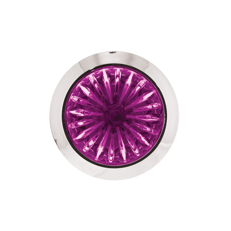 Double Fury 4 LED 1-1/8" Watermelon Clearance/Marker Light- Red & Purple LED/ Clear Lens