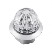 Double Fury 4 LED 1-1/8" Watermelon Clearance/Marker Light- Red & White LED/ Clear Lens