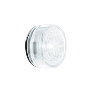 3 LED Oval Auxiliary Light-White LED/Clear Lens