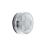 3 LED Oval Auxiliary Light-White LED/Clear Lens