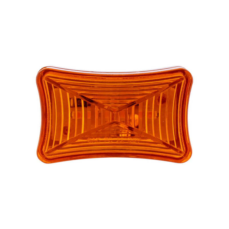3 LED Rectangular Clearance/Marker Light-Amber LED/Amber Lens