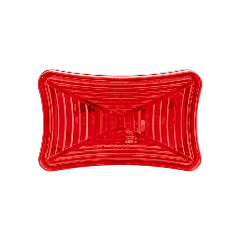 3 LED Rectangular Clearance/Marker Light-Red LED/Red Lens