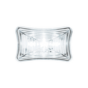 3 LED Rectangular Auxiliary Light-White LED/Clear Lens