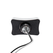 3 LED Rectangular Auxiliary Light-White LED/Clear Lens