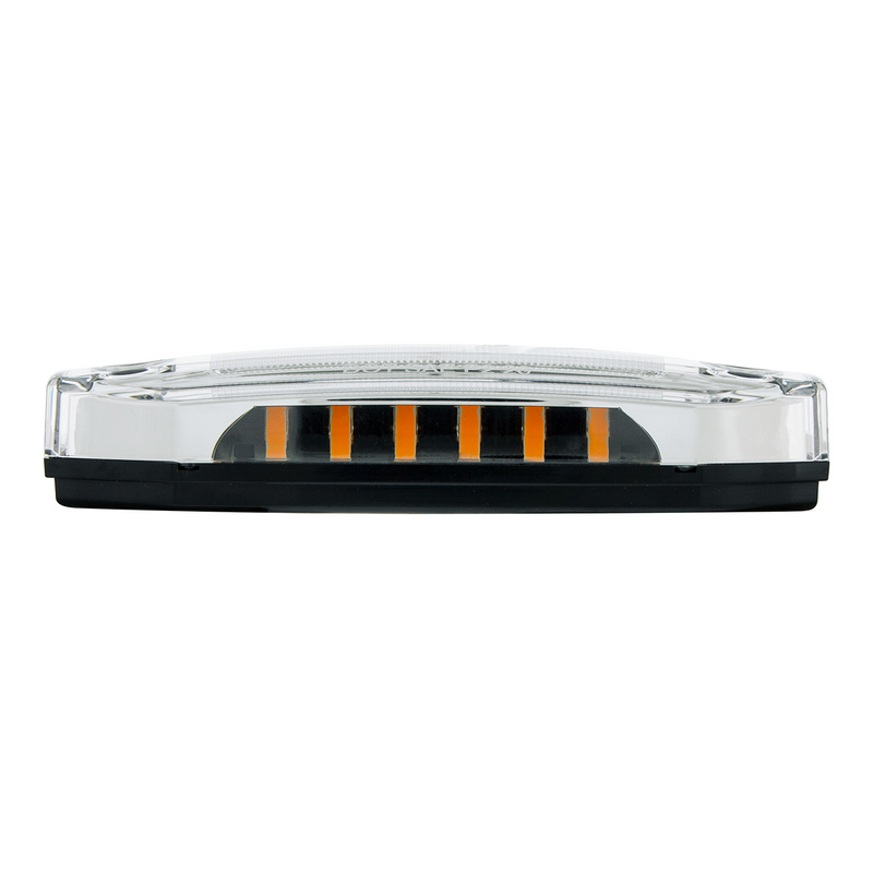 6 Amber LED Light (Clearance/Marker) With 6 Amber LED Side Ditch Light