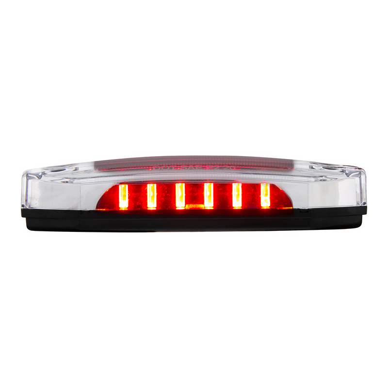 6 Red LED Light (Clearance/Marker) With 6 Red LED Side Ditch Light