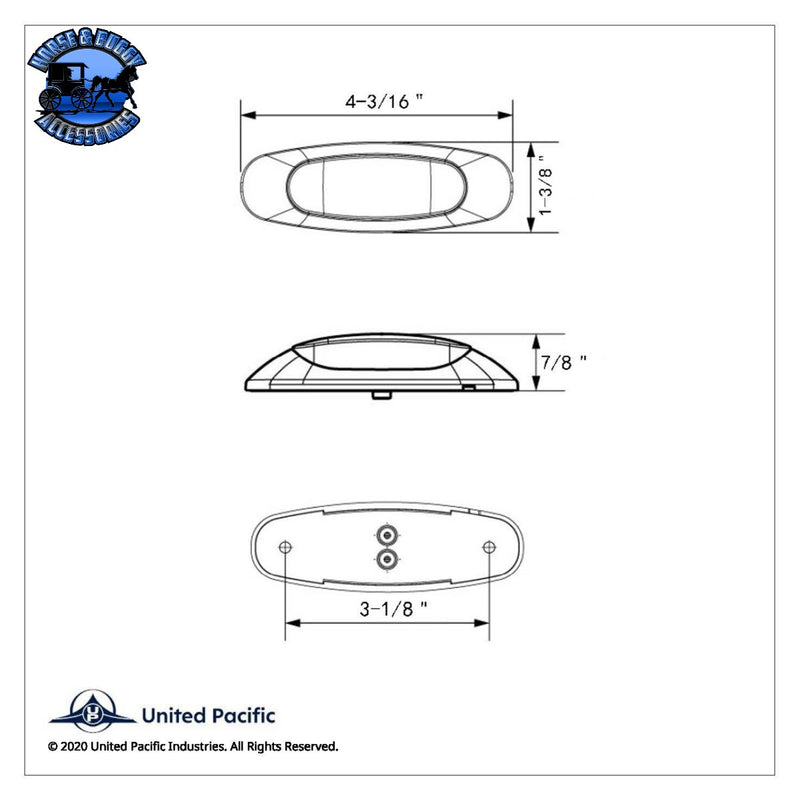 5 LED Reflector Auxiliary/Utility Light With Side Ditch Light (Choose LED)