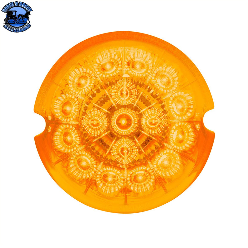 UP-39320 17 LED Dual Function Reflector Cab Light - Amber LED/Amber Lens