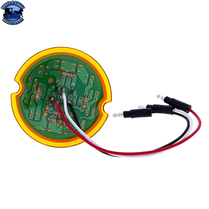 UP-39320 17 LED Dual Function Reflector Cab Light - Amber LED/Amber Lens